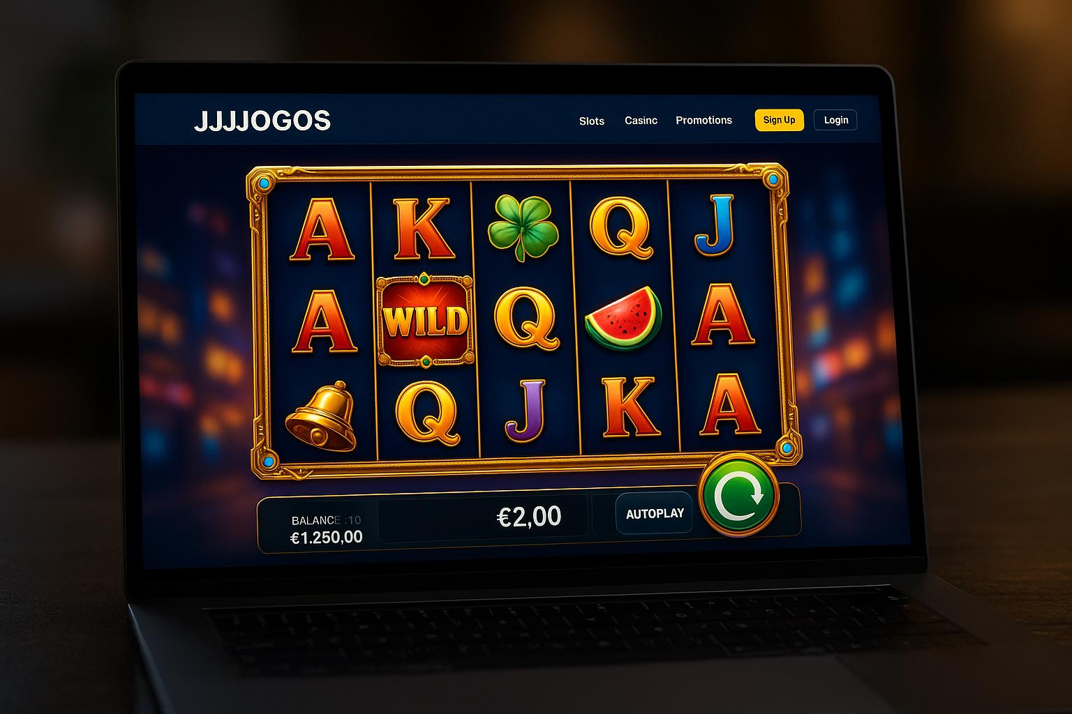 Jogos de Slot no Casino Online JJJJOGOS