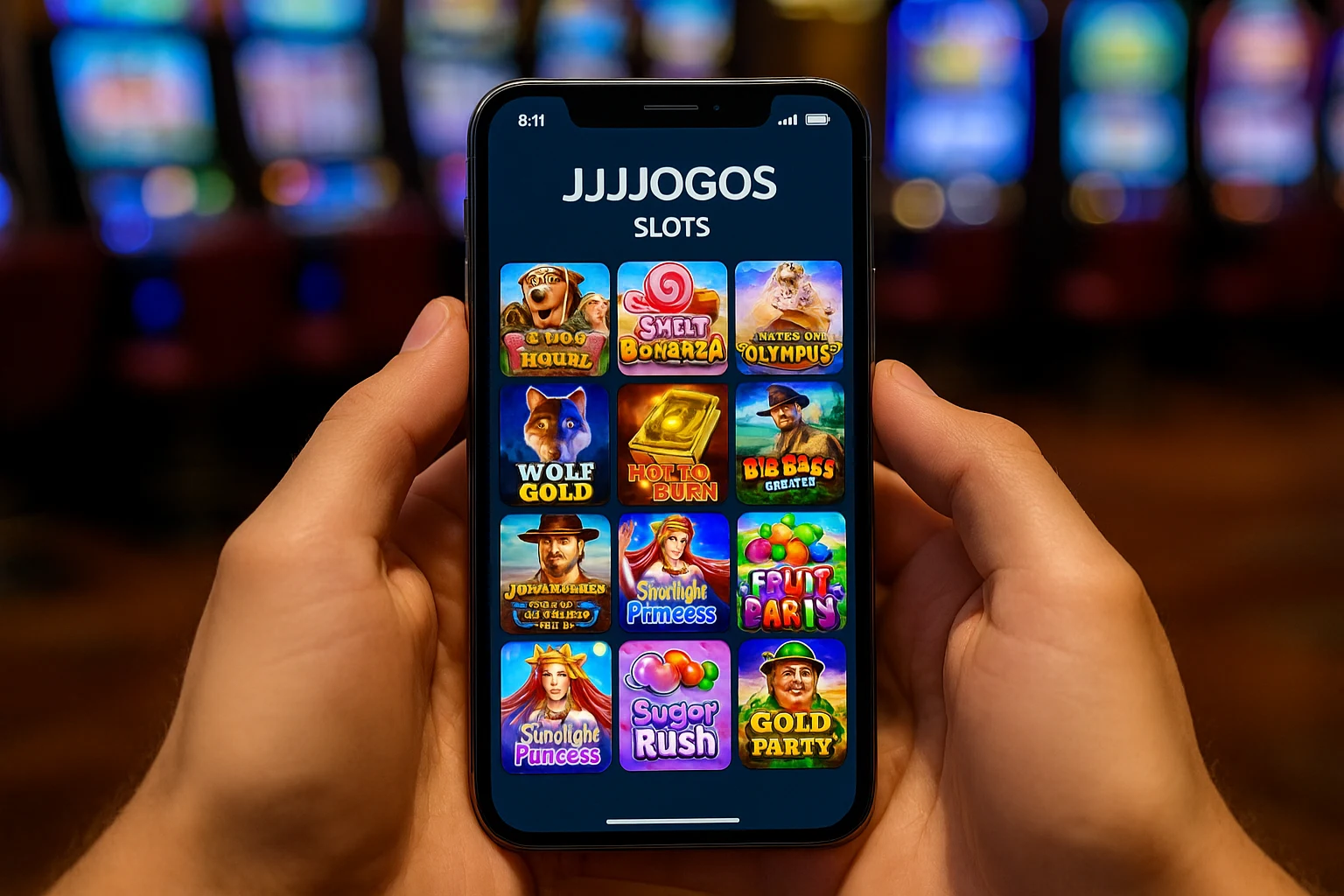 Explore o mundo das slot machines no JJJJOGOS Casino